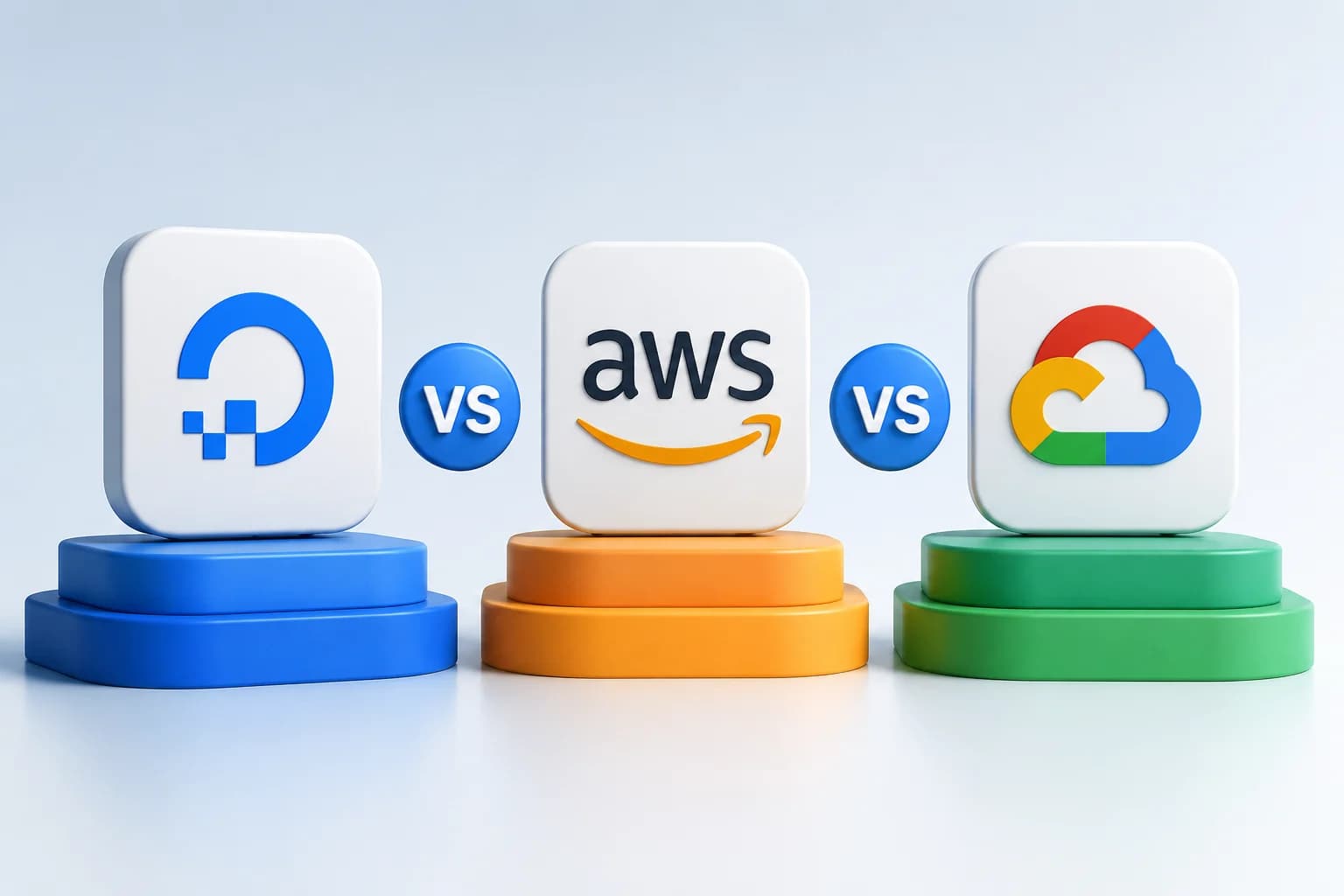 DigitalOcean vs AWS vs Google Cloud Guide