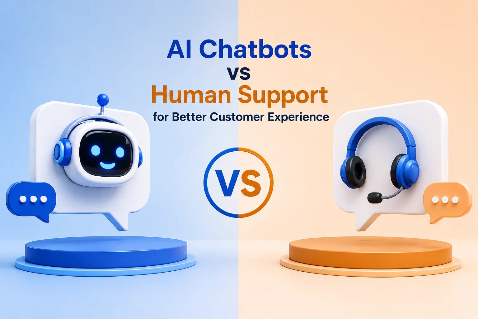 AI Chatbots vs Human Support for Better Customer Experience
